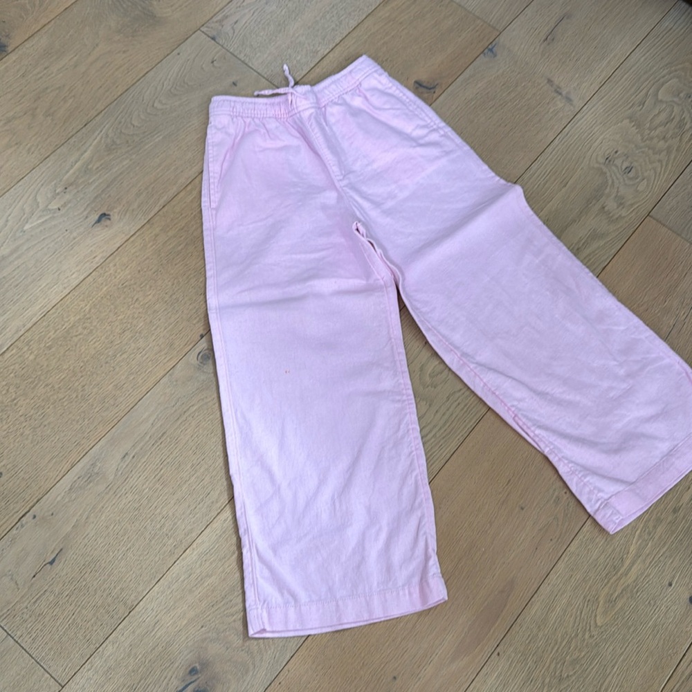 Old Navy - Girls Wideleg Linen Pants - Medium/8